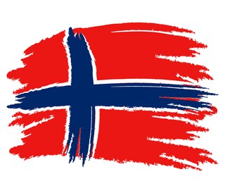 Bandiera Norvegia 150x250 Cm XXL, Resistente Alle Intemperie, Con Occhielli In Metallo
