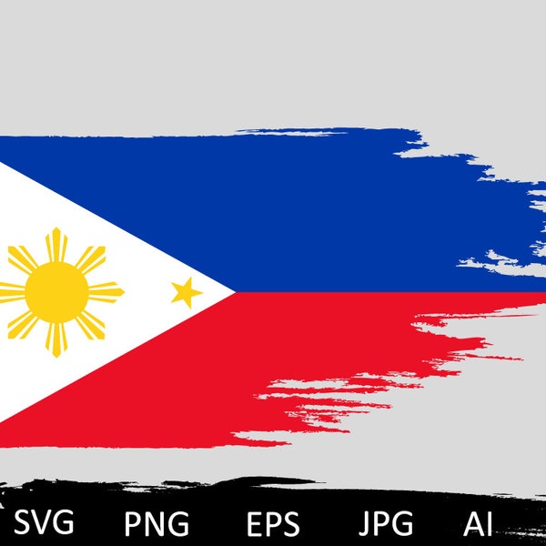 Distressed Philippines Flag svg, filipino flag shirt,filipino clipart,filipino flag design,philippines sun svg,filipina svg,philippines flag