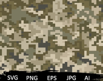 SVG de camuflaje, SVG de patrón militar, SVG de camuflaje, SVG de camuflaje de caza, SVG del ejército, imágenes prediseñadas de camuflaje, SVG de caza, camiseta de camuflaje, SVG militar