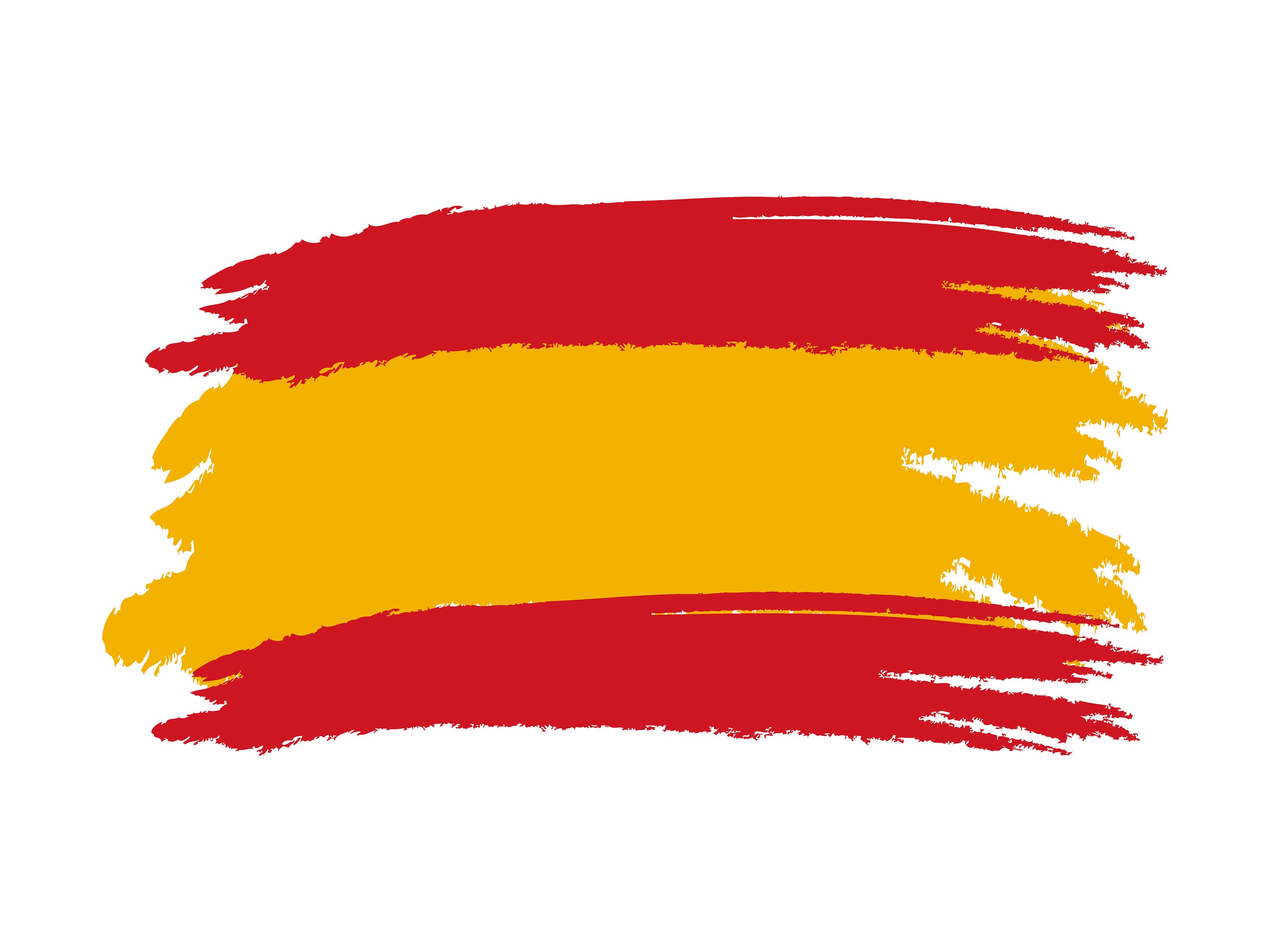 Spanien Gefaltete Flagge Mit Aquarellpinsel Neu, Spanien, Flagge, Fußball  PNG und PSD Datei zum kostenlosen Download
