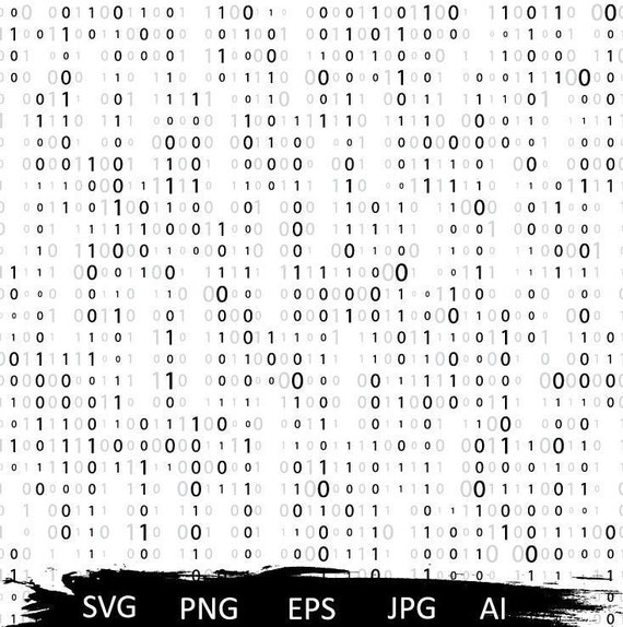 Matrix Svg, Abstract Matrix Pattern Svg, Binary Computer