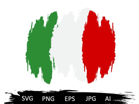Italien Flagge svg, Italien Flagge Shirt, beunruhigte Flagge svg