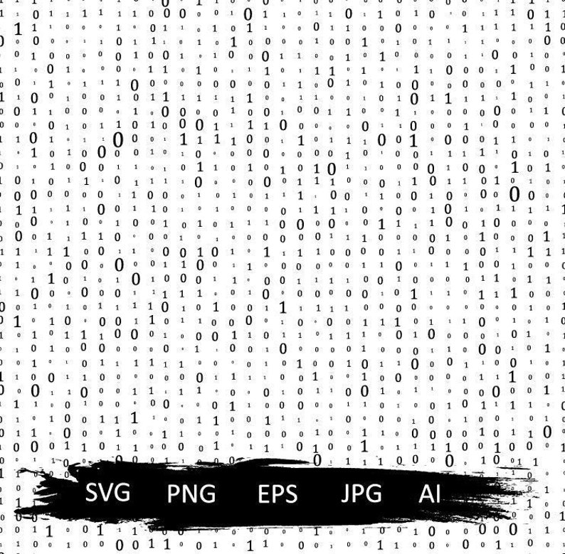 Matrix Svg Abstract Matrix Pattern Svg Binary Computer Code | Etsy ...