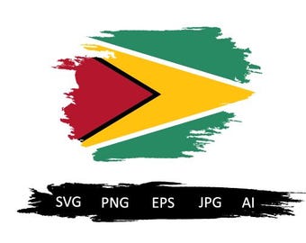 thumbnail image 2 of DG Graphics Guyana Flag Lips Art Vinyl Decal - 5'' X 4'' Sticker For Wall, Window, Car 2 of 11