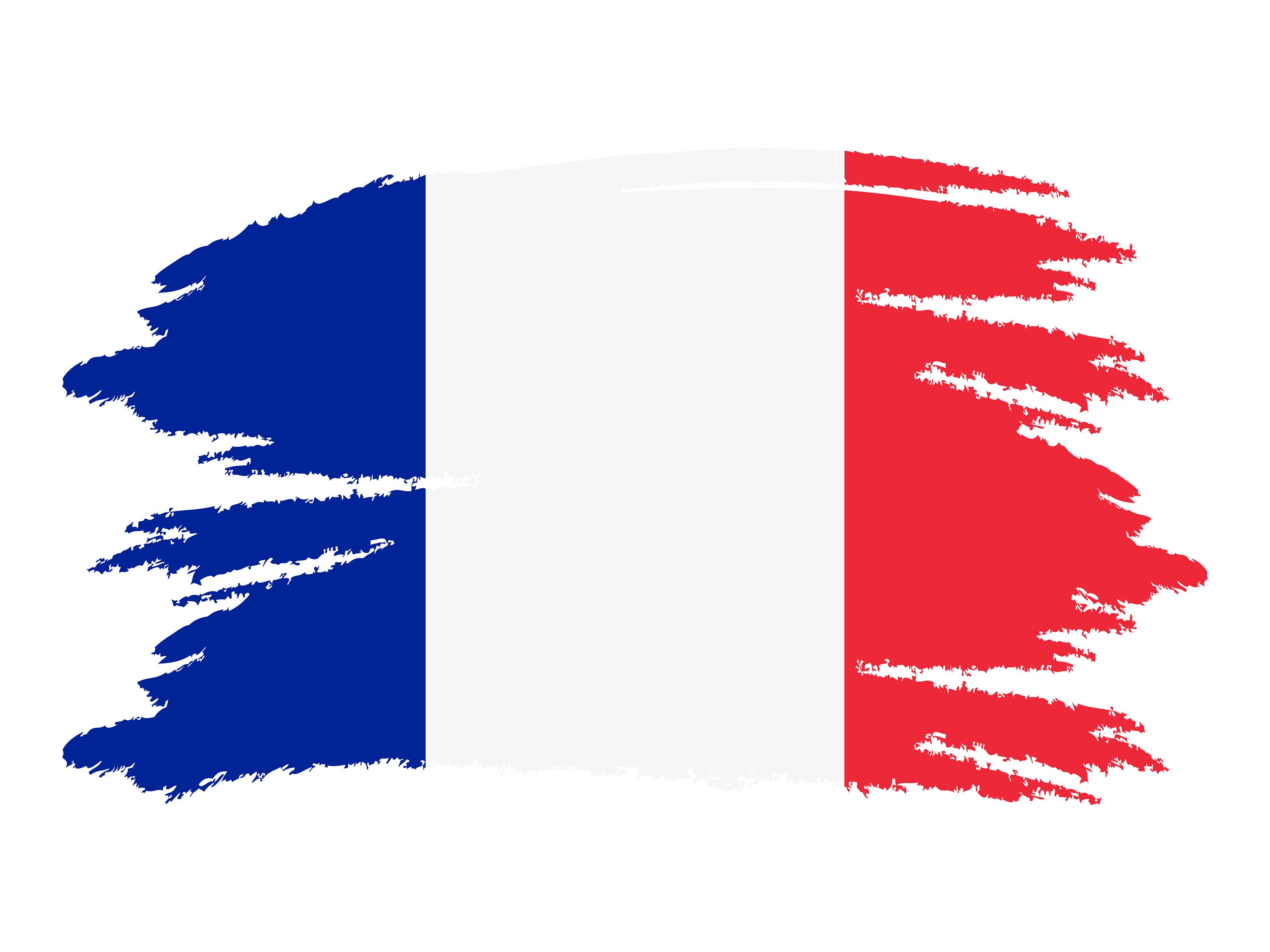 Flagge Von Frankreich Oder Französisch Banner Auf Leinwand Textur  Lizenzfreie Fotos, Bilder und Stock Fotografie. Image 48560808.
