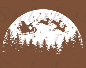Download Christmas Scene Svg Etsy