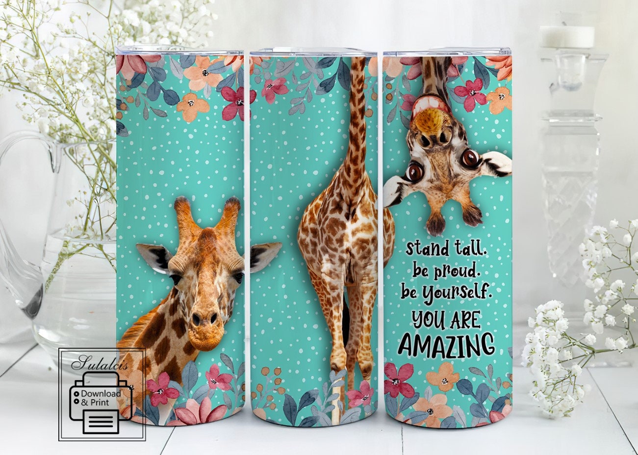 Giraffe Tumbler – Insparkledme