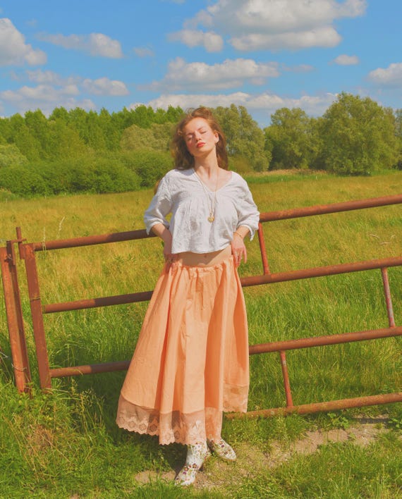 Prairie Dress Prairie Skirt Petticoat Folkwear 206 Quilted Prairie