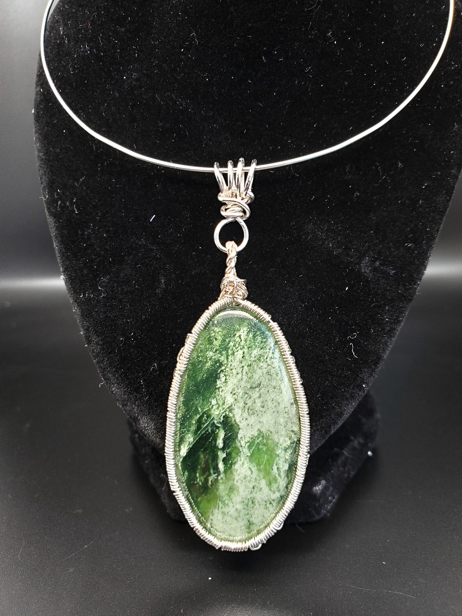 Serpentine Pendant Natural Gemstone JEwelry crystals and Etsy
