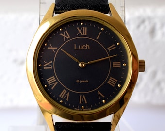 LUCH Watch, Gift for dad, Vintage Belarus Watch, Vintage watch, retro wrist watch for men, made in Belarus, gift for him, 2000, original box