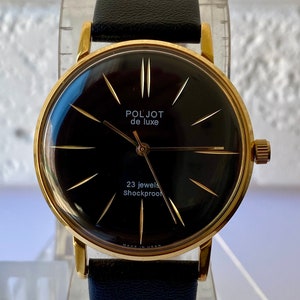 POLJOT de luxe 23 Jewels, Vintage watch Poljot, UltraSlim watch, rare mechanical Russian watch, vintage watch, Gift for him, Christmas gift