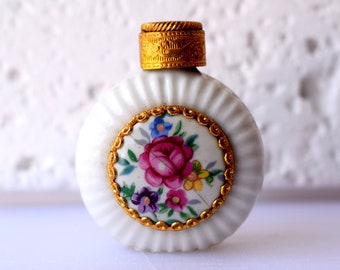 Vintage Czechoslovakia Filigree Perfume Bottle, Antique Czech Perfume Bottle, Gift for her, collection vintage, gift for mom, mother’s day