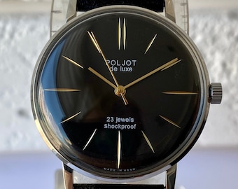 POLJOT de luxe 23 Jewels, Vintage watch Poljot, rare mechanical Russian watch, vintage watch, Gift for him, Christmas gift, ussr watch