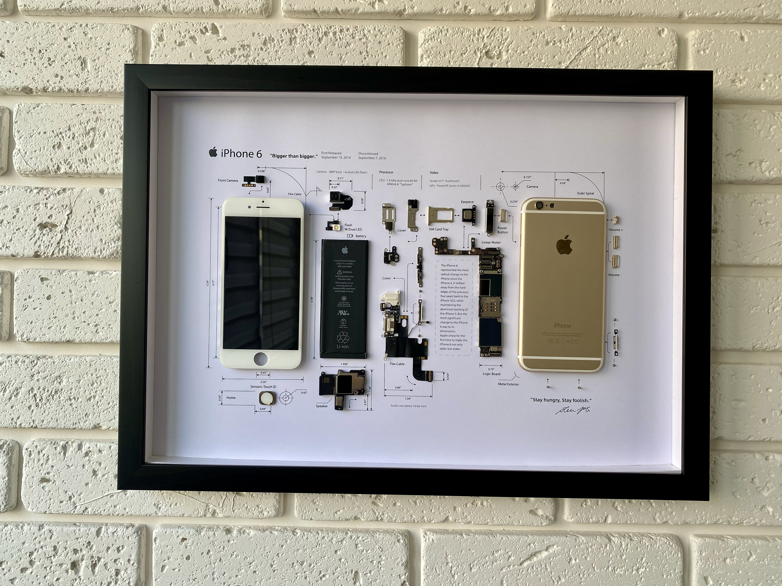 iPhone6 Plus ゴールド ジャンクアート junk011 iPhone6 Plus ゴールド ジャンクアート junk011