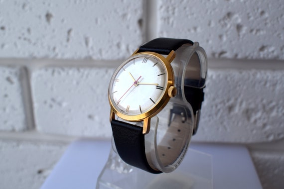 WOSTOK Gold Plated Rare Watch , Vintage Wostok Wa… - image 7