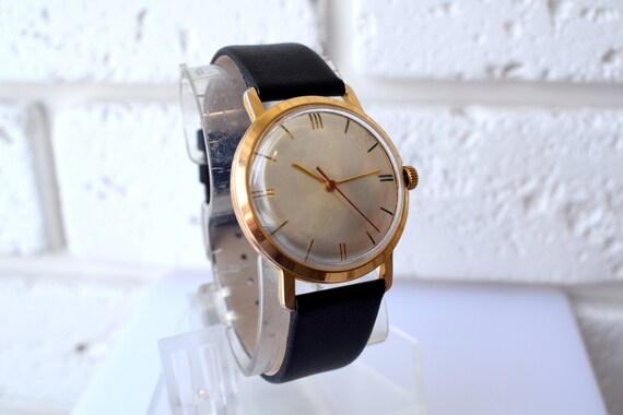 WOSTOK Gold Plated Rare Watch , Vintage Wostok Wa… - image 4