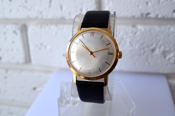 WOSTOK Gold Plated Rare Watch , Vintage Wostok Wa… - image 1