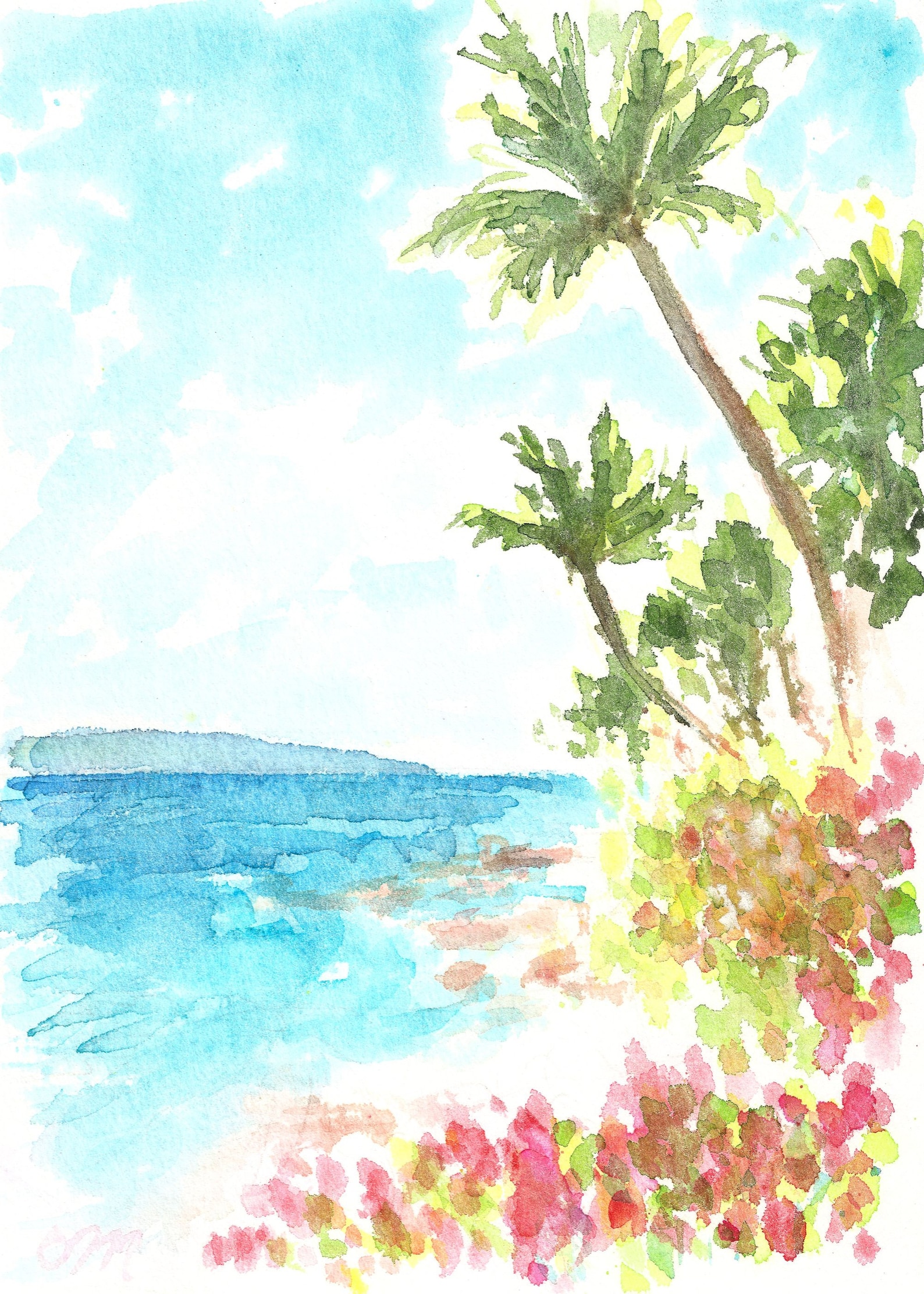 Hawaii Bilder Malen: Zeichne deine eigene tropische Insel!