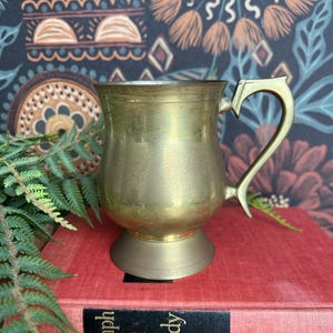 Vintage Brass Coffee Mug