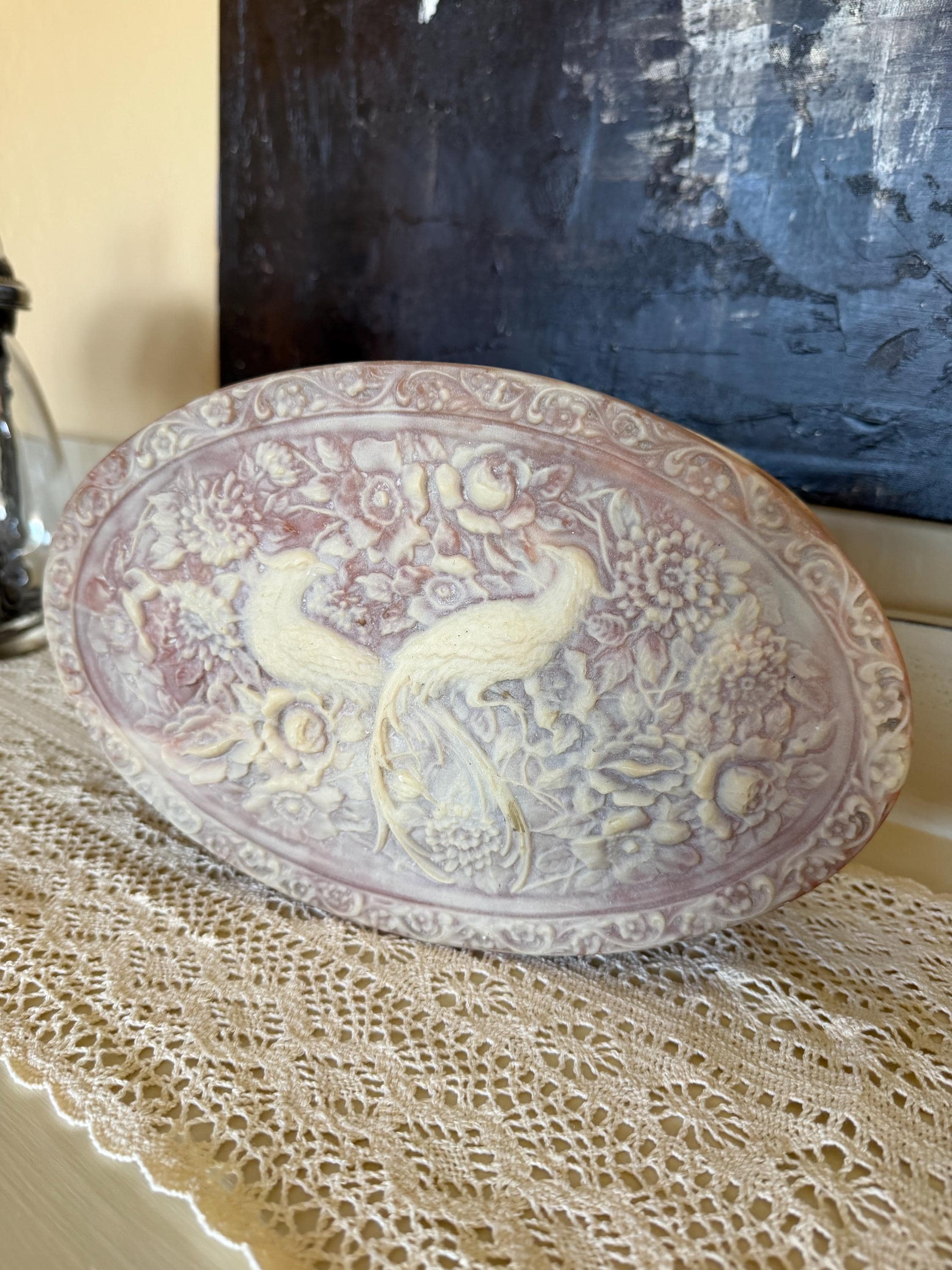 Pink Incolay Box Pink Genuine Incolay Stone Jewelry Box• Birds of Paradise - Etsy