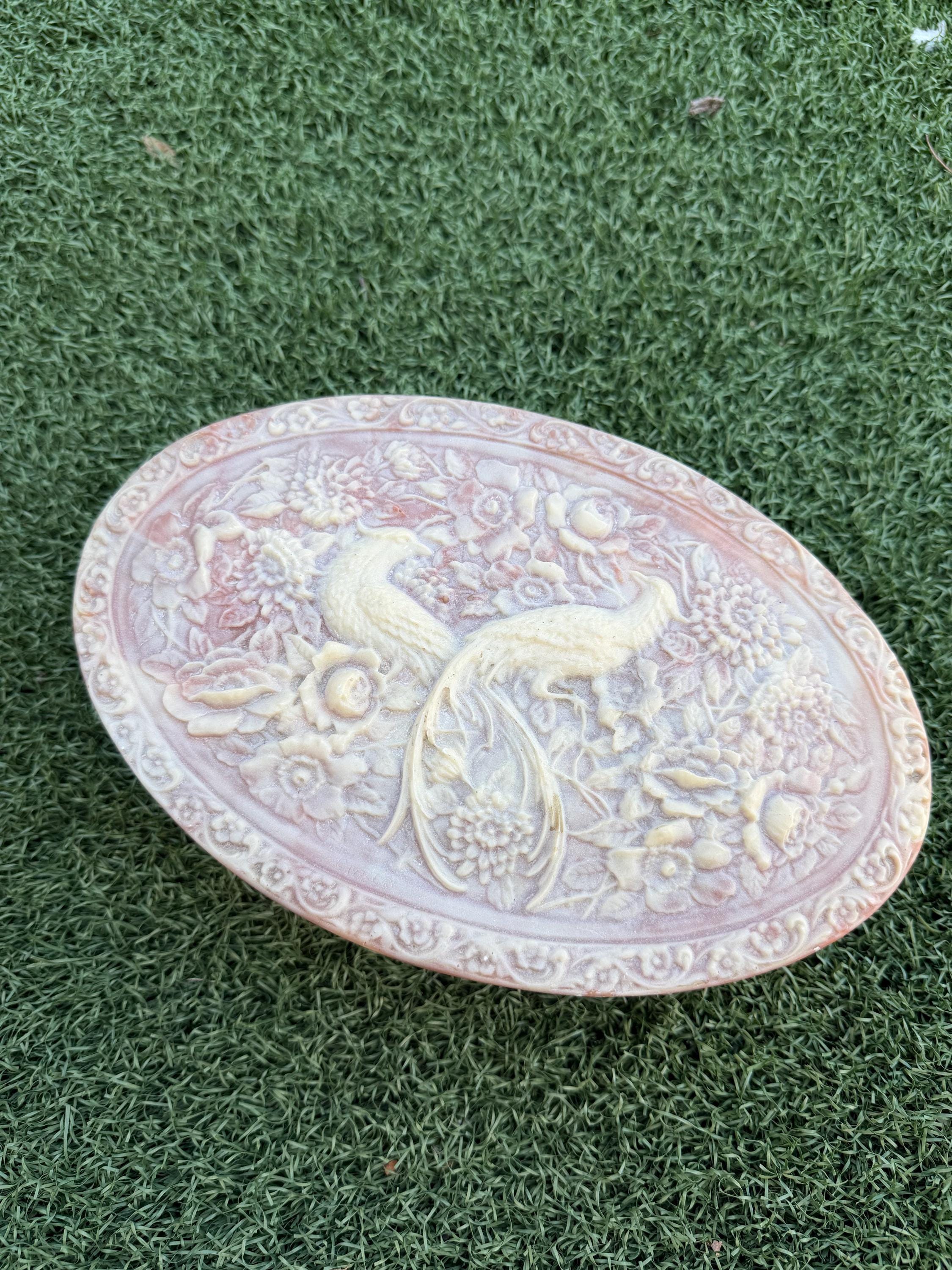 Pink Genuine Incolay Stone Jewelry Box• Birds of Paradise - Etsy