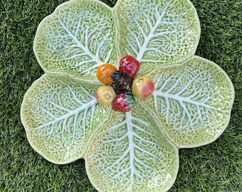 Bordallo Pinheiro Blue Sunflower Platter Plate - Etsy