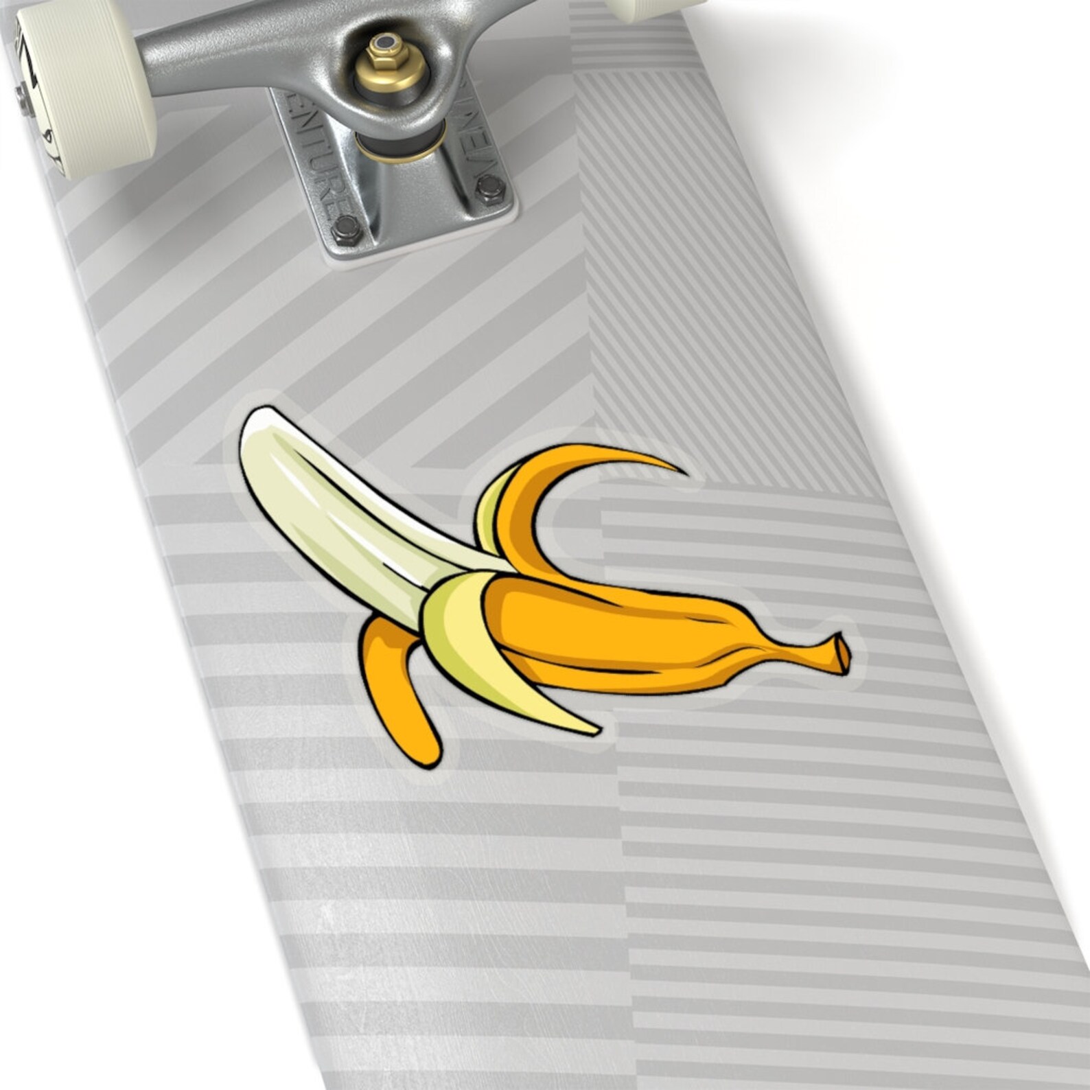 Peeled Banana Kisscut Stickers Etsy
