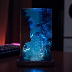 Walvishaai kubus harslamp, woondecoratie, gepersonaliseerde cadeaus, Halloweencadeaus, kerstcadeaus, handgemaakte cadeaus voor kinderen, diverse ambachten