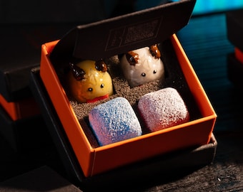 Poro Artisan Keycap – Handmade Resin Keycap for MX Cherry Switches | Gaming RGB Backlit Keycap | League-Inspired Cute Keycap Gift
