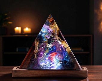 Space ship statue resin night light, Galaxy X-Wing Diorama Light, X-wing Starfighter, Millennium Falcon lamp Gift for Him  Christmas Gift