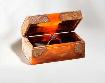 ENGAGEMENT RING BOX, wedding ring box, ring box proposal, bridal gifts, moissanite ring, birthstone ring, engagement gifts, ring holder box