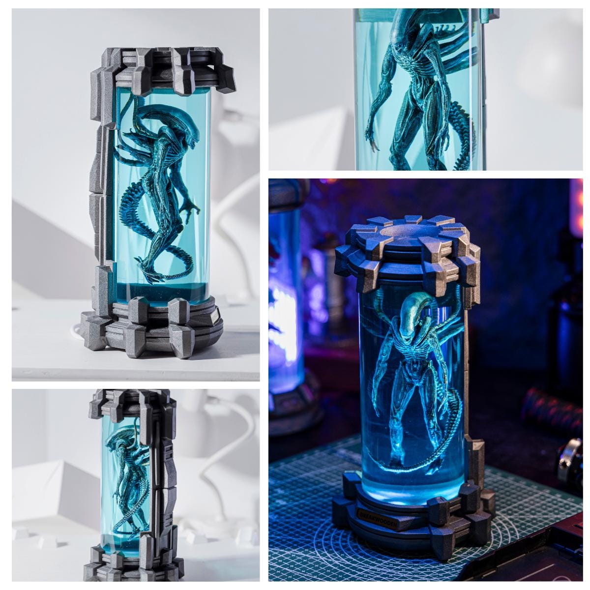 Alien Egg Lamp, Alien Resin Lamp, Custom Sci-fi Lamp, Epoxy Night Light ...