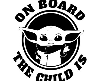 Download Child On Board Svg Etsy