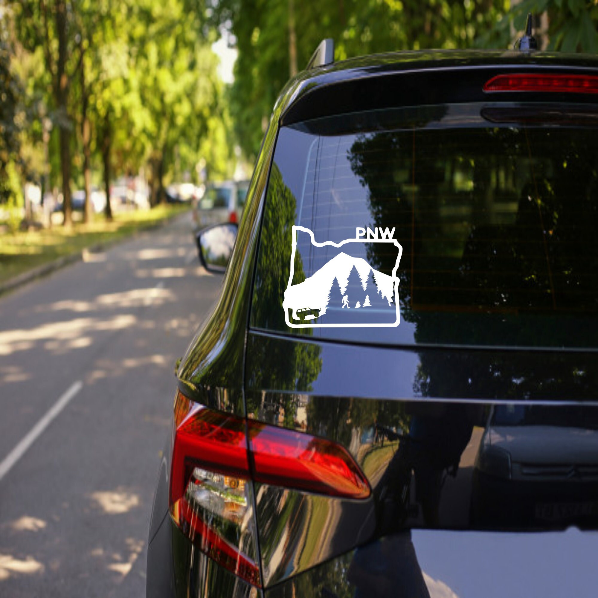Calcomanía PNW de Oregón Tamaños y Colores Variables / | Etsy
