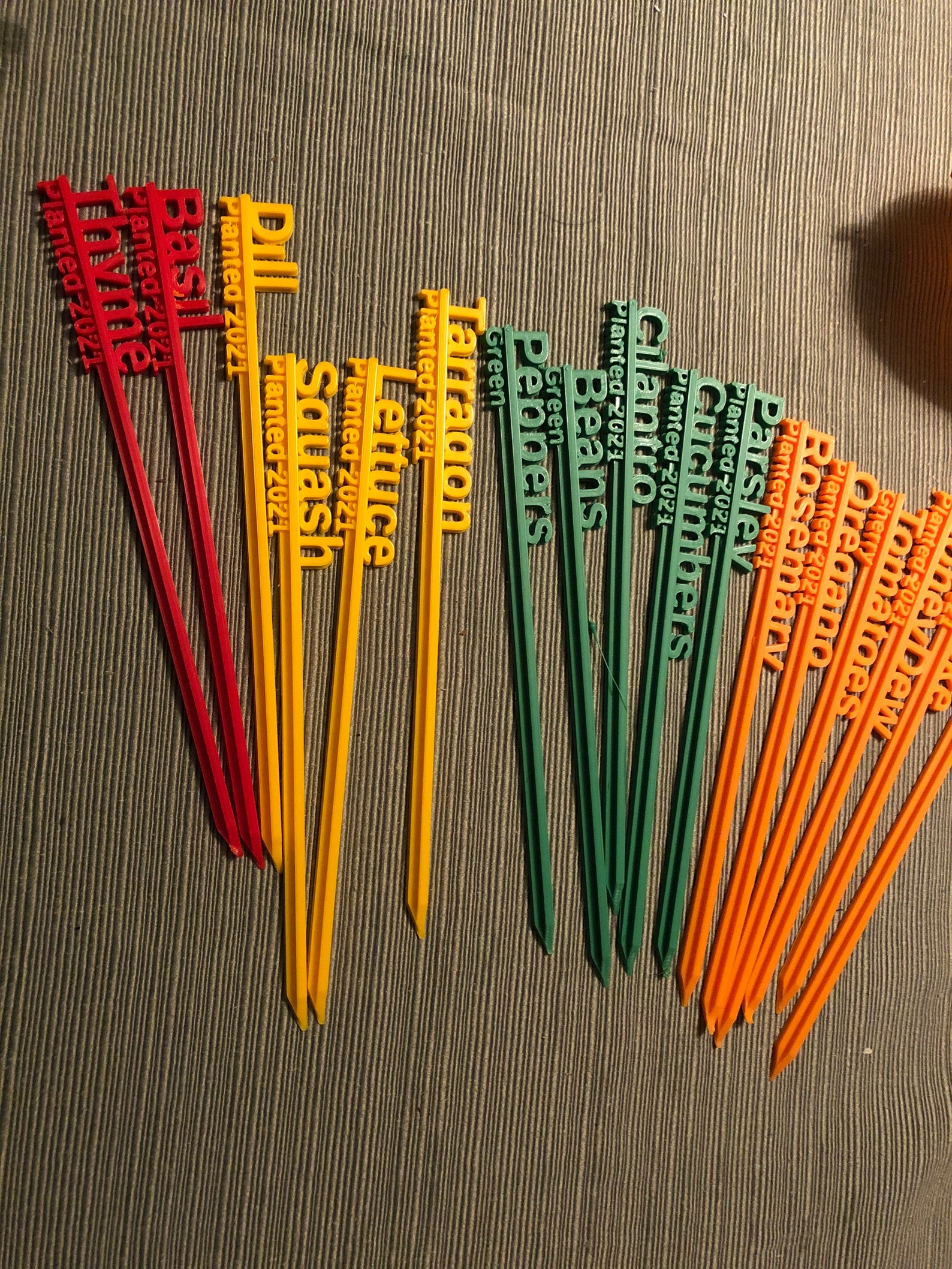 Nursery Garden Plant Tags Etsy