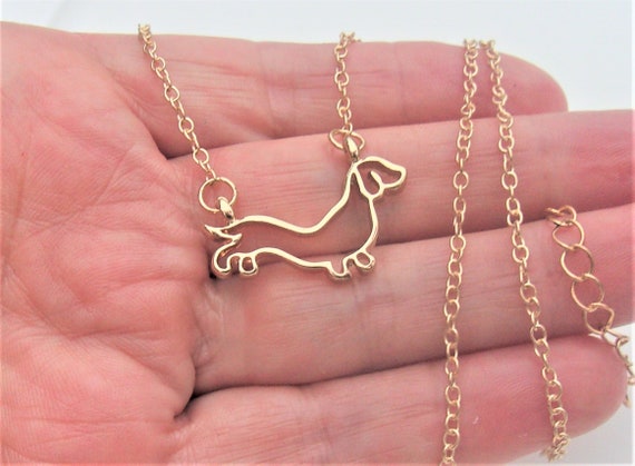 Dachshund Sausage Dog Galaxy Pendant Necklace (Galaxy Dogs Collection) –  Mary's Jewellery Bakery