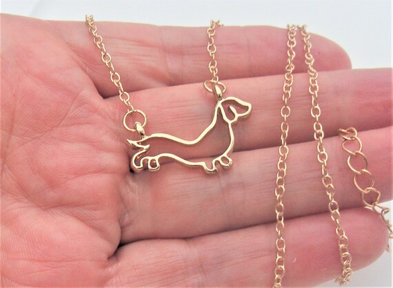 Dachshund Sausage Dog Galaxy Pendant Necklace (Galaxy Dogs Collection) –  Mary's Jewellery Bakery