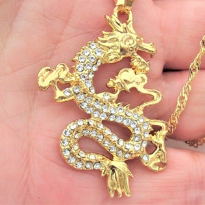Dragon Pendant Necklace, Includes FREE GIFT! Dragon Jewellery, Gifts for Dragon lovers