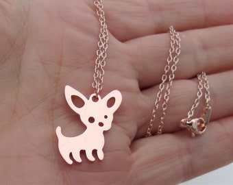 Chihuahua Necklaces - Three colours available. Gifts for Chihuahua owners Gifts for Chihuahua lovers