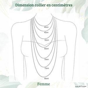 Collier multirang Cathia pendentif pierre naturelle Labradorite, collier plat serpentine, chaînes acier inoxydable dorées image 10