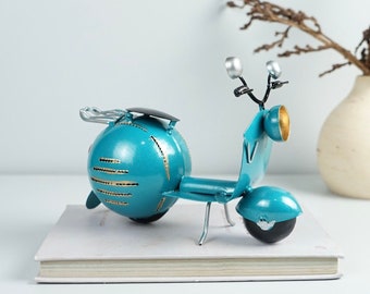 Roller Geschenk, Miniatur Roller, Roller Dekoration, Roller Kunst, Roller Dekoration, Biker Geschenk, Vintage Dekoration, Klassische Kunst Dekoration