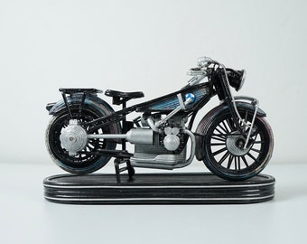 Antique Motorcycle, Motorcycle Decor, Vintage Motorcycle, Motorcycle Gift, Motorcycle Sculpture, Vintage Motorcycle, Classic Motorbike