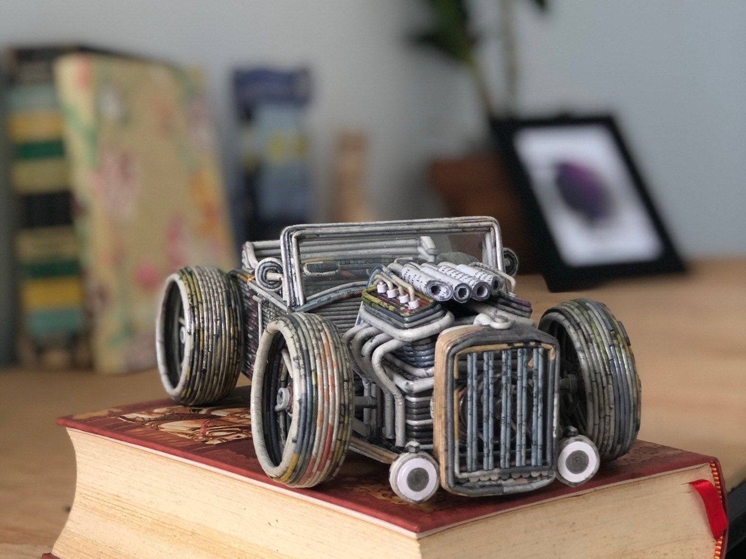 Miniature car Home decoration Wall decoration art decor Etsy