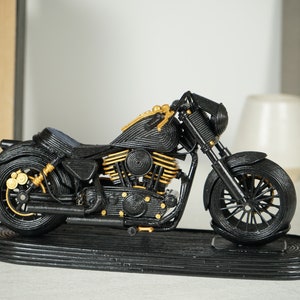 Arte della carta del motociclo, Regalo a lui, Scultura di carta, Riciclare moto, Riciclare scultura, Riciclare giornale, Artigianato di carta, Fatto a mano