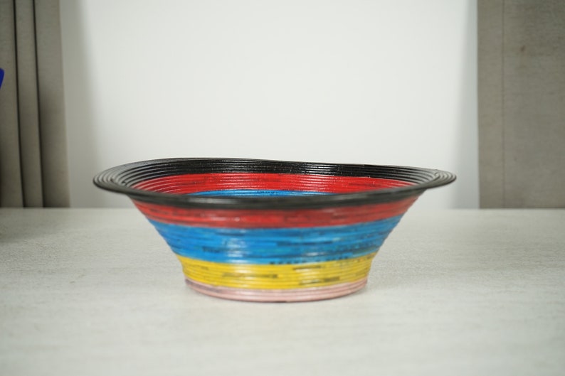 Recycle Newspaper Bowls, Quilling Bowl Art, Fruit Basket, Paper Bowls