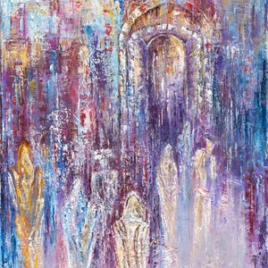 Shaarei Tefila - original oil painting  - unframed