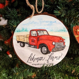 Custom Vehicle Ornament,  hand painted personalized car truck gift