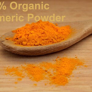 Organic Turmeric Root Powder Dietary Supplement 100% Organic Turmeric Powder Curcuma longa 5 Percent Curcumin Same Day Shipping image 1