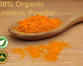 Organic Turmeric Powder 2kg BULK Dietary Supplement - 100% Organic Tumeric Powder (Curcuma longa) 5 Percent Curcumin - FREE Shipping