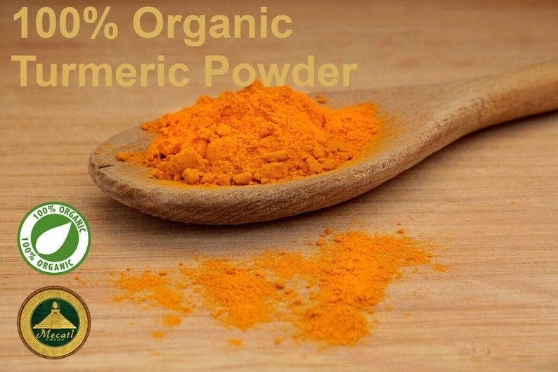 Organic Turmeric Root Powder Dietary Supplement 100% Organic Turmeric Powder Curcuma longa 5 Percent Curcumin Same Day Shipping image 1